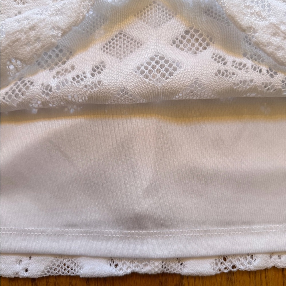 Lilly Pulitzer White Lace Halter Top Size XS - Picture 4 of 9